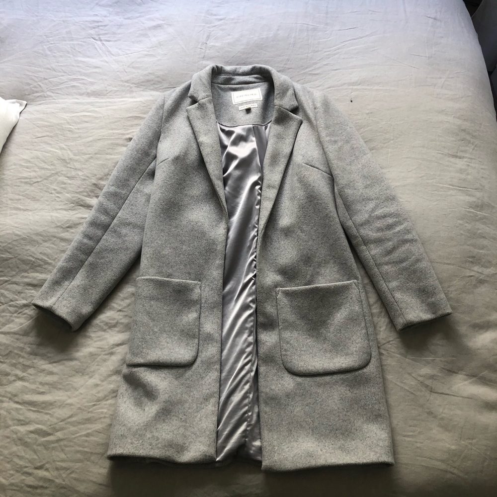 Light Grey Wool Coat